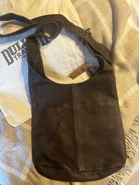 Leather crossbody purse